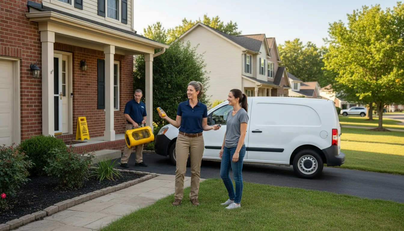 Residential water damage restoration in Fountain, CO